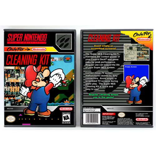 Super Nintendo Cleaning Kit